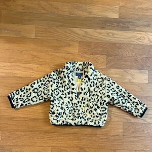Ralph Lauren Leopard Print Sherpa Jacket 2t